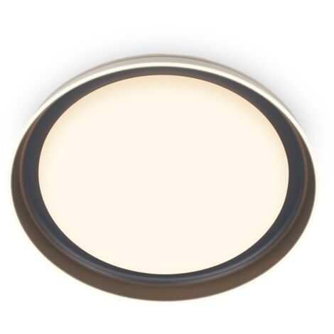 Plafoniera Moderna Ijus Plastica Bianco Led Integrato 24W 3000K Ip20 (1/5)