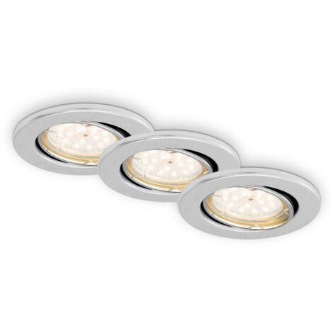 Luci Soffitto Orientabili Set 6 Faretti LED Da Incasso 5W - Luce Bianco Calda 2700K, Orientabili, Per Cartongesso Faretti Led Incasso 5W - Foto 7