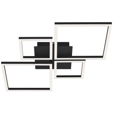 Lampada da soffitto a LED Lampada da soffitto orientabile dimmerabile 48 W Nero Briloner