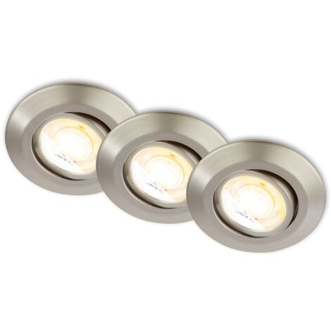BRILONER - Set di 3 faretti da incasso a LED 230V, faretti | FindTheDeal