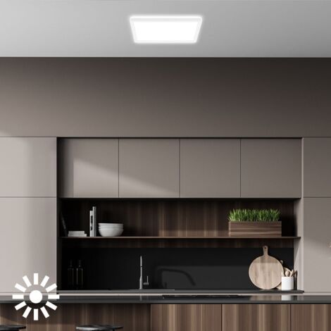 Plafoniera Led Lineare 40W 120cm Collegabile Modulabile Lampada Da Soffitto Bianco Luce Bianca Naturale Calda Per Ufficio Casa - Foto 2