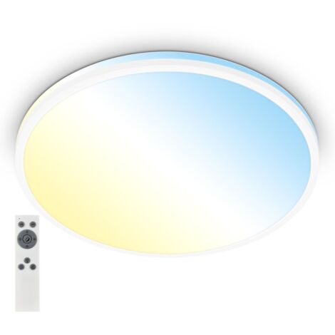Plafoniera Moderna Pulup Plastica Bianco Led 40W 3000K Ip20 (1/5)