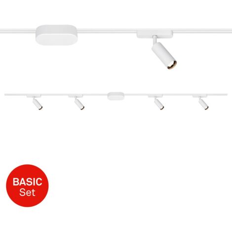 Faretti E Alimentatore Luxtrail Metallo Bianco Led Integrato 5W 3000K (1/5)