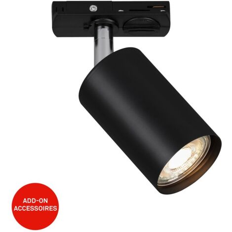 Sistema di binari Briloner Rail, faretto orientabile, accessori, nero (1/5)