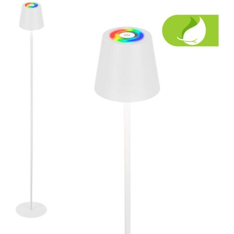 BRILONER - Lampada da tavolo LED senza fili IP44, touch, dimmerabile, batteria sostituibile, lampada da comodino, lettura, LED, campeggio, lampada a batteria, esterno, 9x8x15,5 cm, nera
