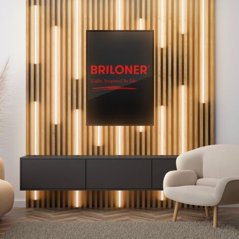 Briloner Pimp your Panel, set iniziale Striscia LED 2,6 m, interruttore a cavo, on/off