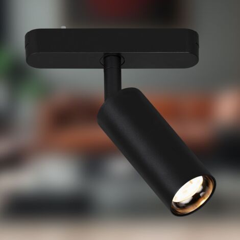 Briloner Sistema di binari HV Binario, pendente, nero, a 4 luci, lunghezza 1,5 m