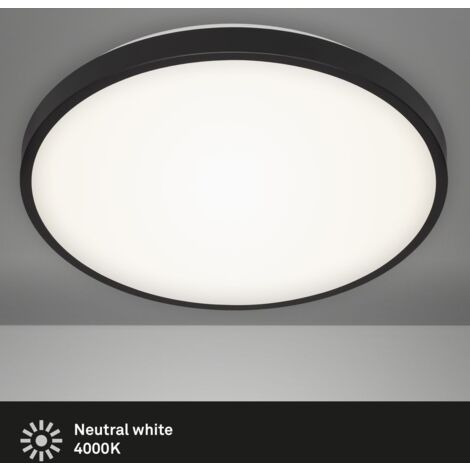 Lampada da soffitto a LED Lampada da soffitto 24W 4000K Bianco e nero Ø 38,5cm Briloner (1/5)