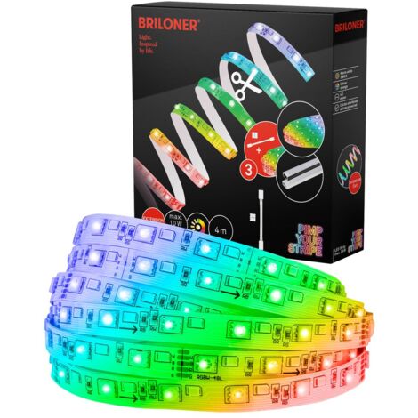 Set Striscia Led Pimp Your Stripe Plastica Bianco Led Integrato 3000K 4Mt (1/5)