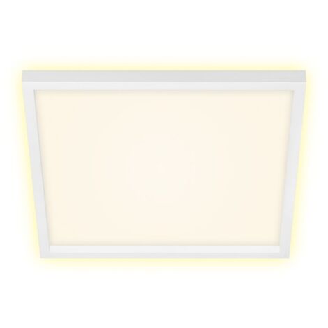 Eglo Rondo, Lampada da soffitto a 1 luce, illuminazione da soffitto in metallo argentato e vetro bianco opalino opaco, attacco E27