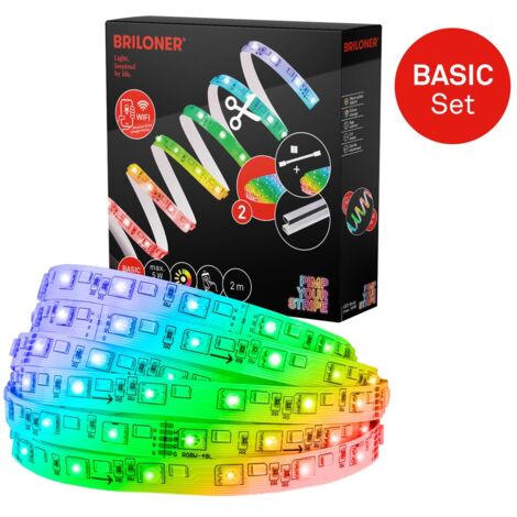 Light Bar Start Set Briloner 2m RGB Smart WiFi 3000K (1/5)