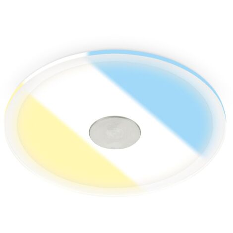 Faretto da incasso LED CCT per bagno, lampada da soffitto 17 cm IP44 impermeabile ultra sottile argento (1/5)