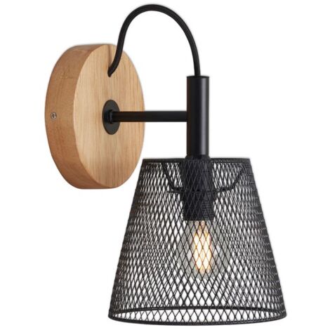 Kliklap - Doppia presa a parete in stile retrò con placca SCHUKO 230 V