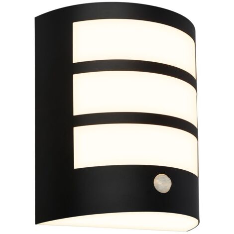 Briloner Lampada da parete a LED, batteria ricaricabile, rilevatore di movimento, sensore crepuscolare