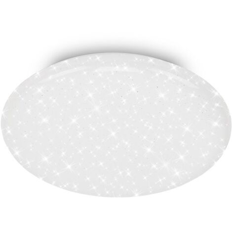 Briloner GIT Lampada Da Soffitto LED, Colore Della Luce Bianco Neutro Cielo Stellato Bianco 28 X 6 Cm 89038910