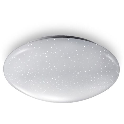 Lampada da soffitto LED, decoro a cielo stellato, plafoniera luce bianca  4.000K 1.200lm, à˜28cm, LED integrati 12W, lampadario per camera da letto o  soggiorno a risparmio energetico, plastica, IP20