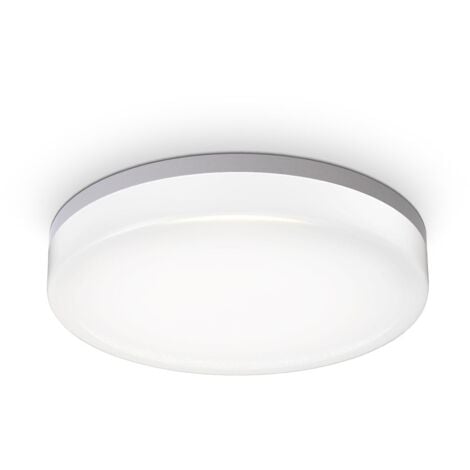 B.K.Licht Plafoniera LED, lampadario bagno a luce bianca naturale