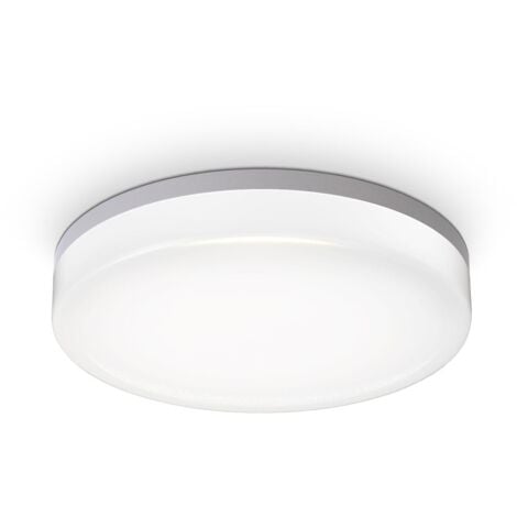 B.K.Licht Plafoniera LED, lampadario bagno a luce bianca naturale 4000K,  LED integrati 13W, 1600 Lm