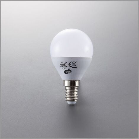 Lampadine LED luce calda con attacco E14 (piccolo), 5W equivalenti a 40 W,  470 Lumen, set di 5, luce a sfera per plafoniere e lampade, per