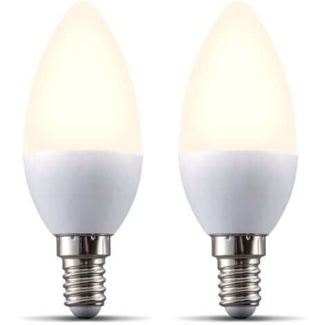 Lampadine LED smart E14, set di 2, dimmerabili con lo smartphone, luce  calda 2700K, funzionano con