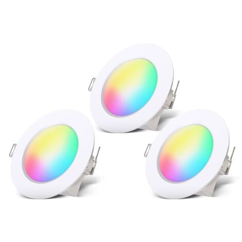 Telecomando Luce Dimmerabile LED Pannello Slim Bianco RGB Colori Soggiorno 41 W 
