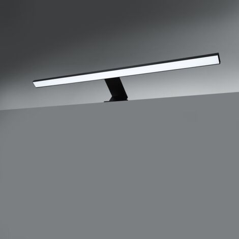 B.K.Licht Luce da specchio LED, luce bianca neutra 4000K, larghezza 60 cm, luce per bagno, luce per trucco, lampada per bagno, illuminazione armadietto bagno, 8 W, 780 Lm, 230 V, IP44