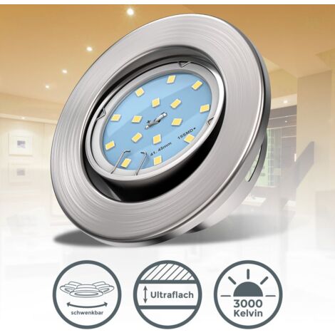 Hengda Set de 20 focos LED empotrables para techo Focos techo 5W, focos  empotrables Focos empotrables