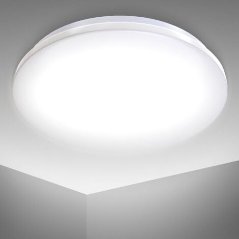 Descolorar Trampas Peticionario B.K.Licht Lámpara de techo moderna I Ecológico I Fácil montaje I LED Plafón  Ø30 cm
