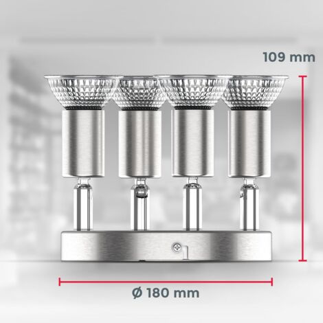 Bojim 2 x Focos LED Interior Techo, Lámparas de Techo Orientables