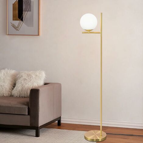 Brilliant Lampe Woodline Stehleuchte Bambus 139cm Metall/Bambus braun 1x  A60, E27, 60 W