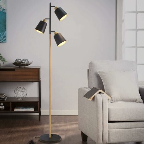 Stehleuchte Stehlampe Design Wohnzimmer Modern Standlampe für E27 Leuchtmittel 