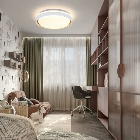 ZMH Deckenlampe LED Deckenleuchte Schlafzimmer - Ø30cm Schlafzimmerlampe  Dimmbar mit Fernbedienung 18W Modern Rund Wohnzimmerlampe Deckenbeleuchtung  für