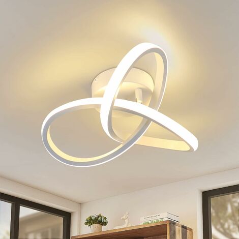 ZMH LED Deckenlampe Deckenleuchte - Schlafzimmerlampe Modern mit  Fernbedienung Wohnzimmerlampe - Geometrie Design Lampe für Wohnzimmer  Schlafzimmer Küche