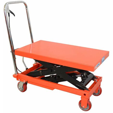 Carrello a pantografo piattaforma sollevatore 500kg con ruote MA SL CP50 echoENG (1/5)