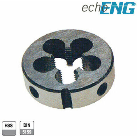 Filiera in HSS DIN 5159 gas conica BSPT filettatura 1/8” - UT 10 FG00