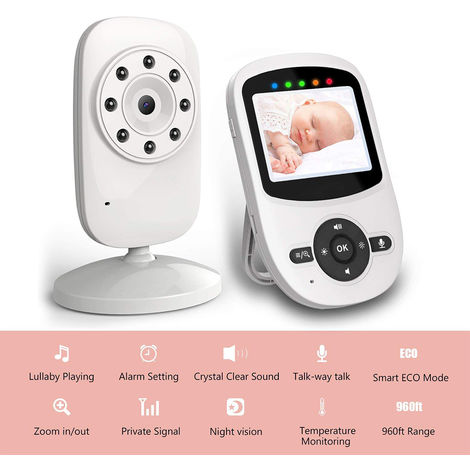 Moniteur Pour Bebe Avec Camera Camera Numerique Video Sans Fil Avec Vision Nocturne Infrarouge Conversation Bidirectionnelle