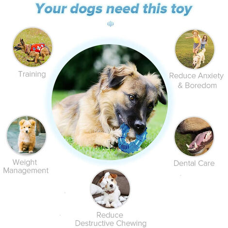 Jouets à mâcher pour chiens pour mâchoires agressives de grande race,  jouets pour chiens indestructibles de longue durée en caoutchouc naturel  non 