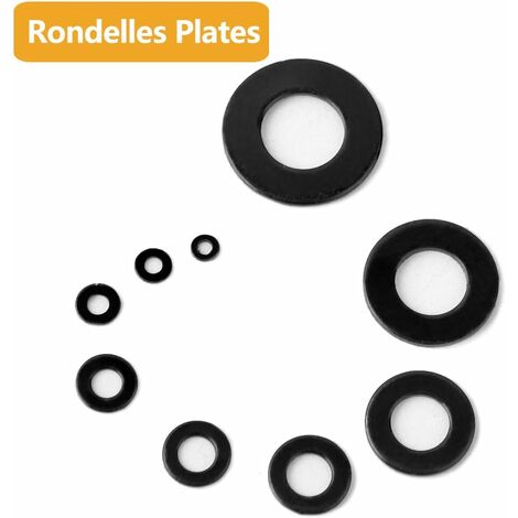 Valeur Rondelles Plates W Boite 304 Acier Inoxydable Assortiment Kit Parties 