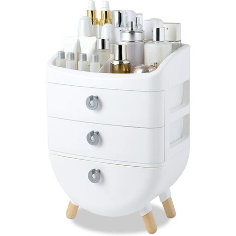 boîtes de rangement pour réfrigérateur Système d'organisation de tiroir de 11 pièces organisateur de maquillage de diviseur transparent pour les cosmétiques de salle de bains de cuisine 