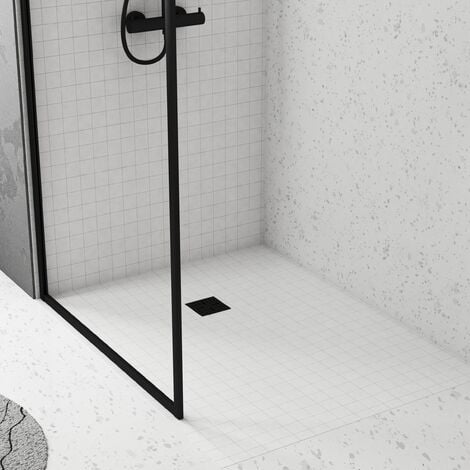 Sumidero para ducha con sifón PVC 90 x 90 mm