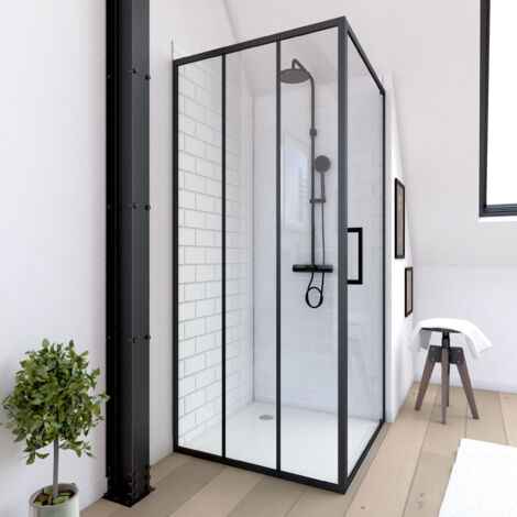 Mampara de Retorno para Puerta de Ducha - 90x200 cm - CRUSHX RETOUR 90CM