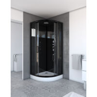 CABINA DUCHA 1/4 CIRCULO 90X90X215CM- MIRROR SPACE ROUND