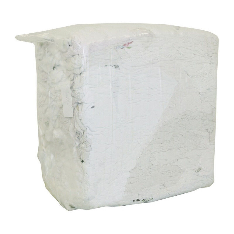 Chiffons De Nettoyage En Coton Recyclé - Boîte De 10 Lbs, Environ 70-90 Pièces, 18x18 Pouces