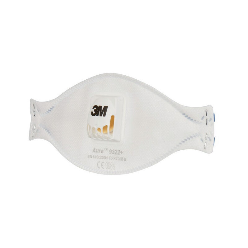 Masques Respiratoires Pliables à Valve FFP2 NR, Présentoir 25 Pcs Ffp2 Nr