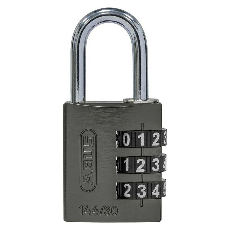 MASTER LOCK Candado Alta Seguridad - Combinacion - Zinc - Exterior - Arco L  - M175EURDLH - Ideal para Portales, Garages, Sótanos
