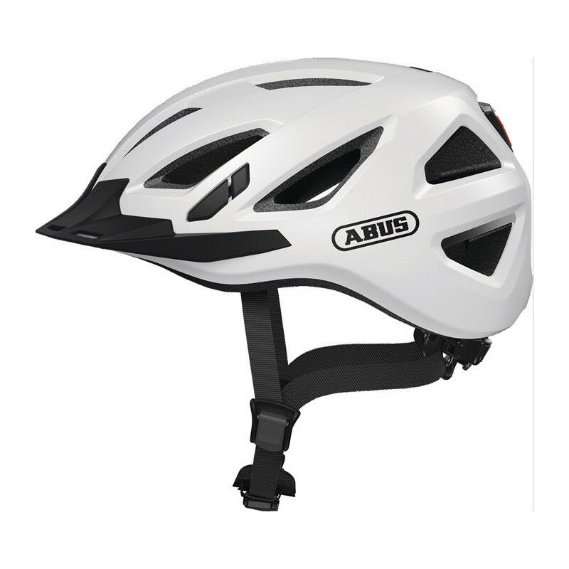 Abus Urbani 3.0 casco de bicicleta moderno con luz trasera para transportarse en la ciudad hombre y mujer 6165