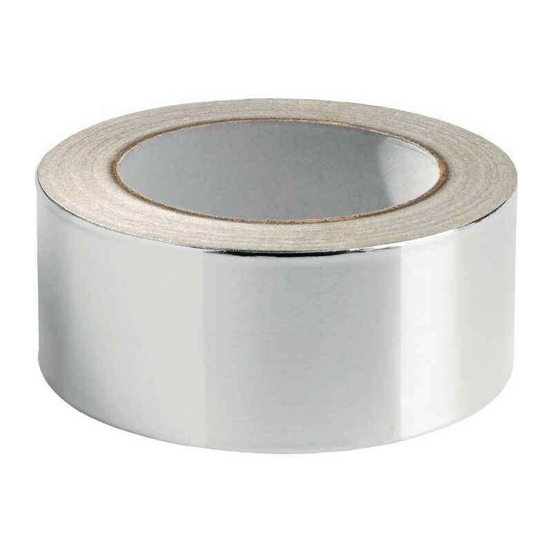 Cinta adhesiva de aluminio 511 con revestimiento L.50m An.50mm