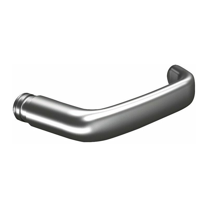 Pieza del orificio de la manija de la puerta OGRO 8527 Alu.F1 / Satino 4-KT.8mm DIN L / R OGRO