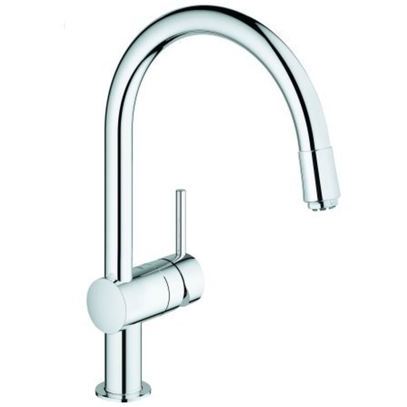 Mezclador monomando de lavabo MINTA DN 15, cromo baja presión GROHE