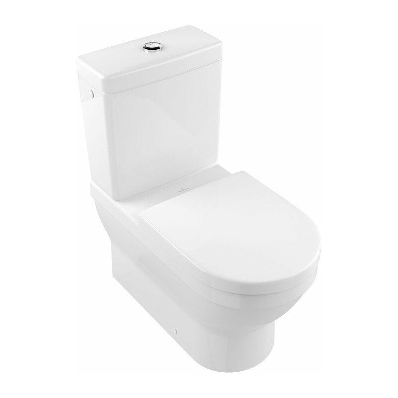 Roca Taza de WC Victoria (Con borde de descarga, Salida WC: Horizontal,  Blanco)